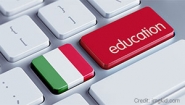 WellesleyX Offers First Ever Italian Language MOOCs 一个键盘和一个关键的,看起来像一个意大利国旗,另一个说教育