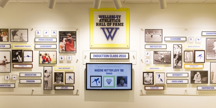 Wellesley Inducts Four New Members into the Athletics Hall of Fame 韦尔斯利引导四个新成员进入体育名人堂