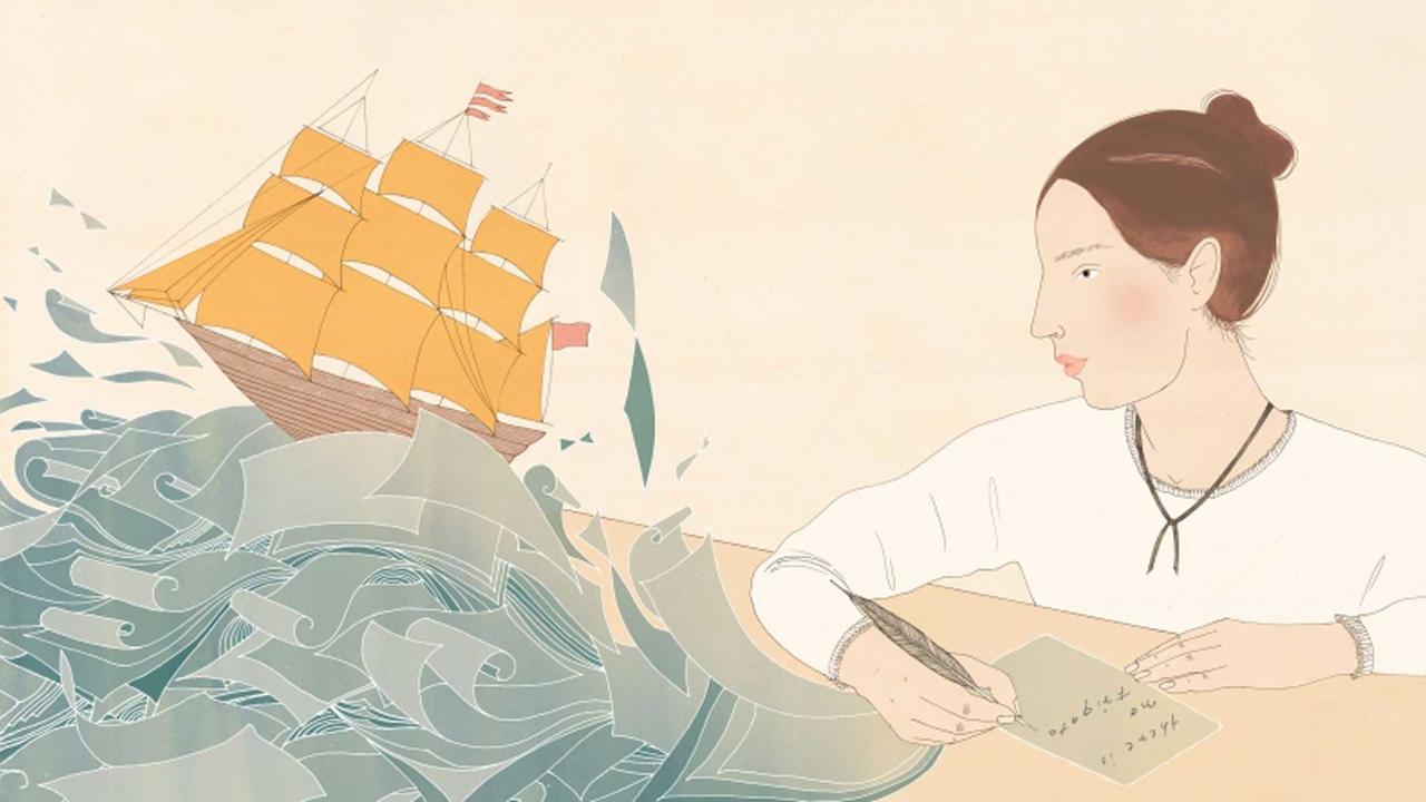 艾米丽迪金森的插图