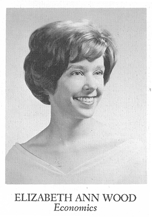 Betsy Knapp's Wellesley yearbook photo