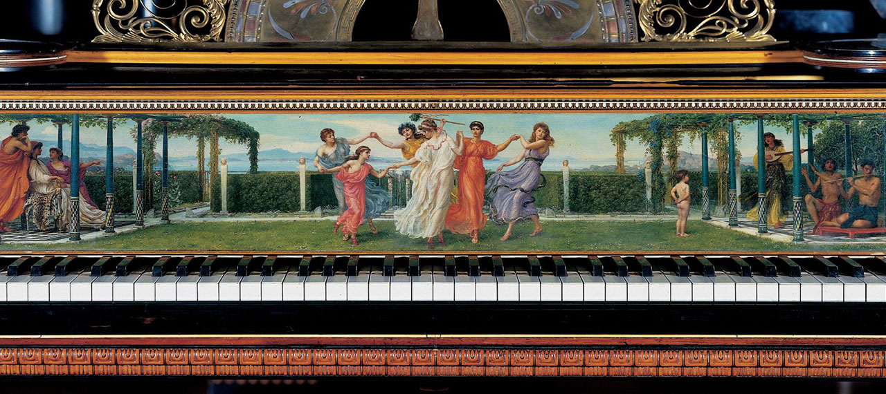 painted piano