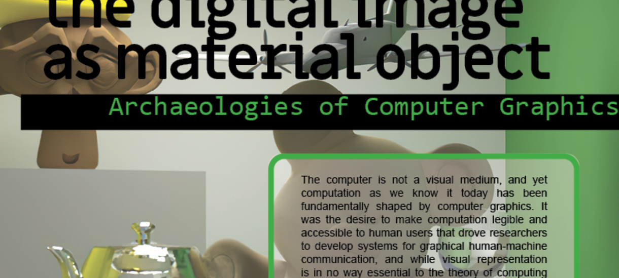 传单佛r The digital image as material object: Archaeologies of Computer graphics featuring a teddy bear holding a metal kettle
