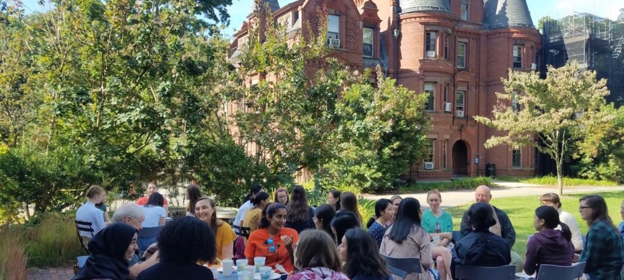 Soulful Sunday with Chaplains outside of the Chapel